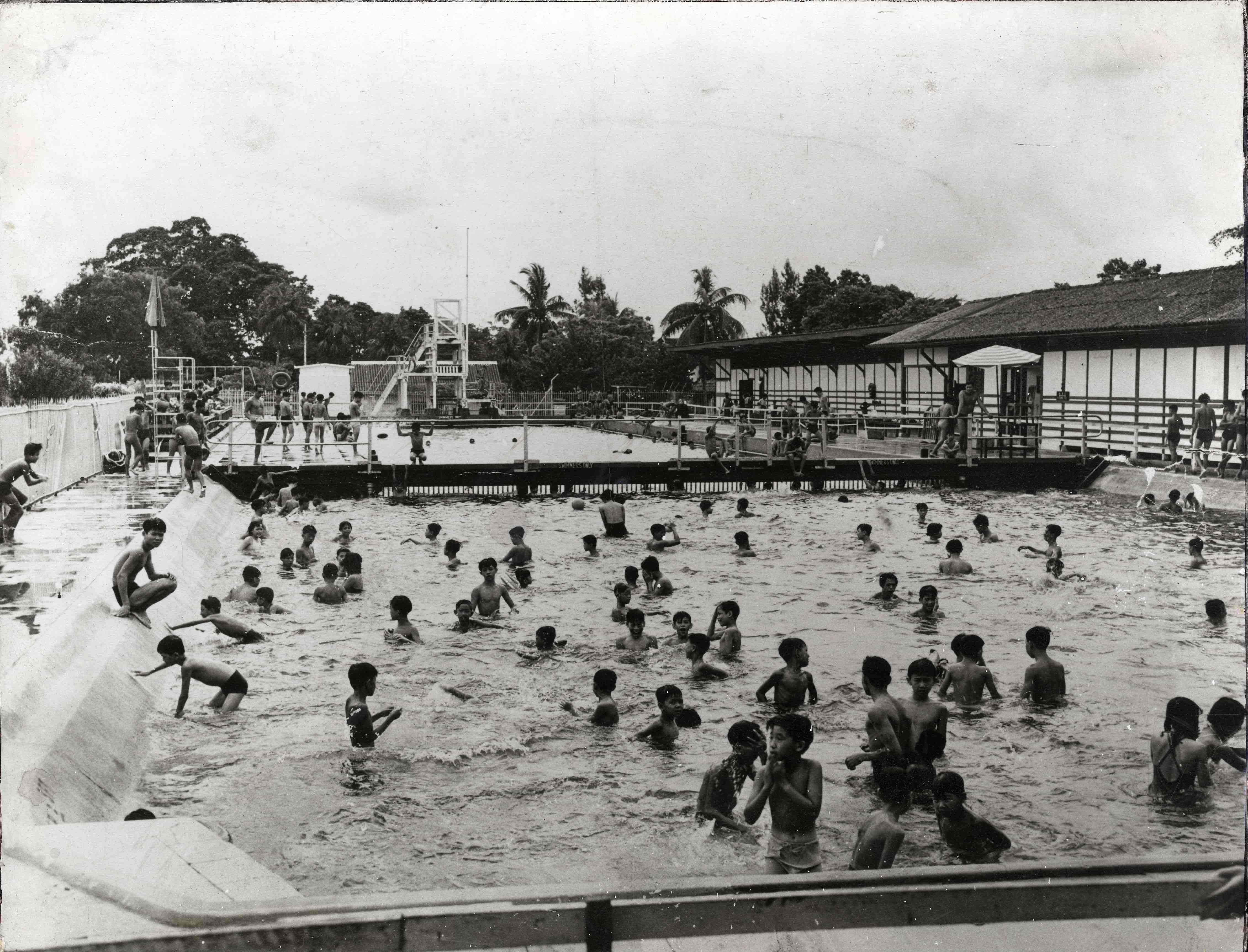 Mount Emily Swimming Pool, c. 1960.